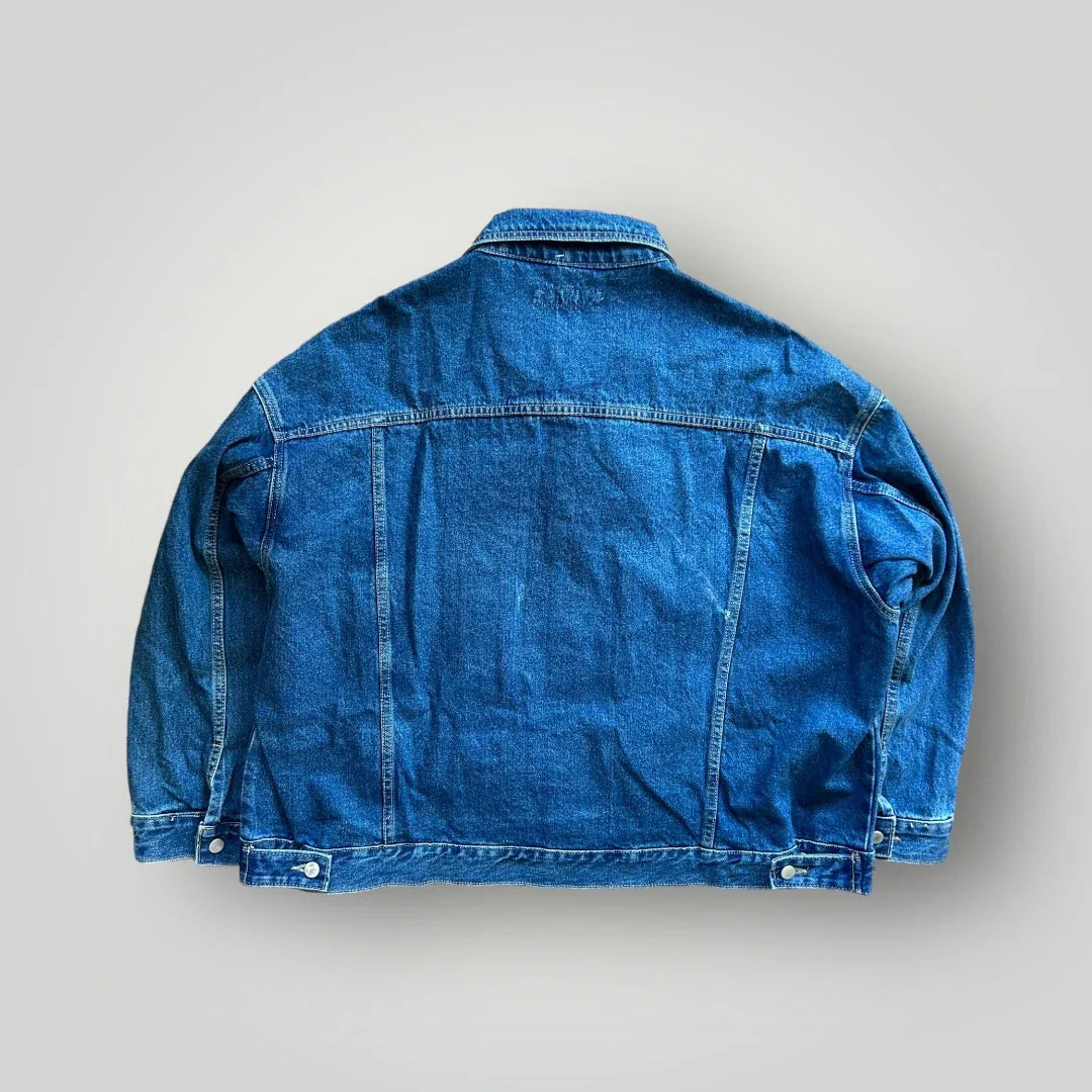 Farmers Market by Anglan Cropped Denim Jacket L