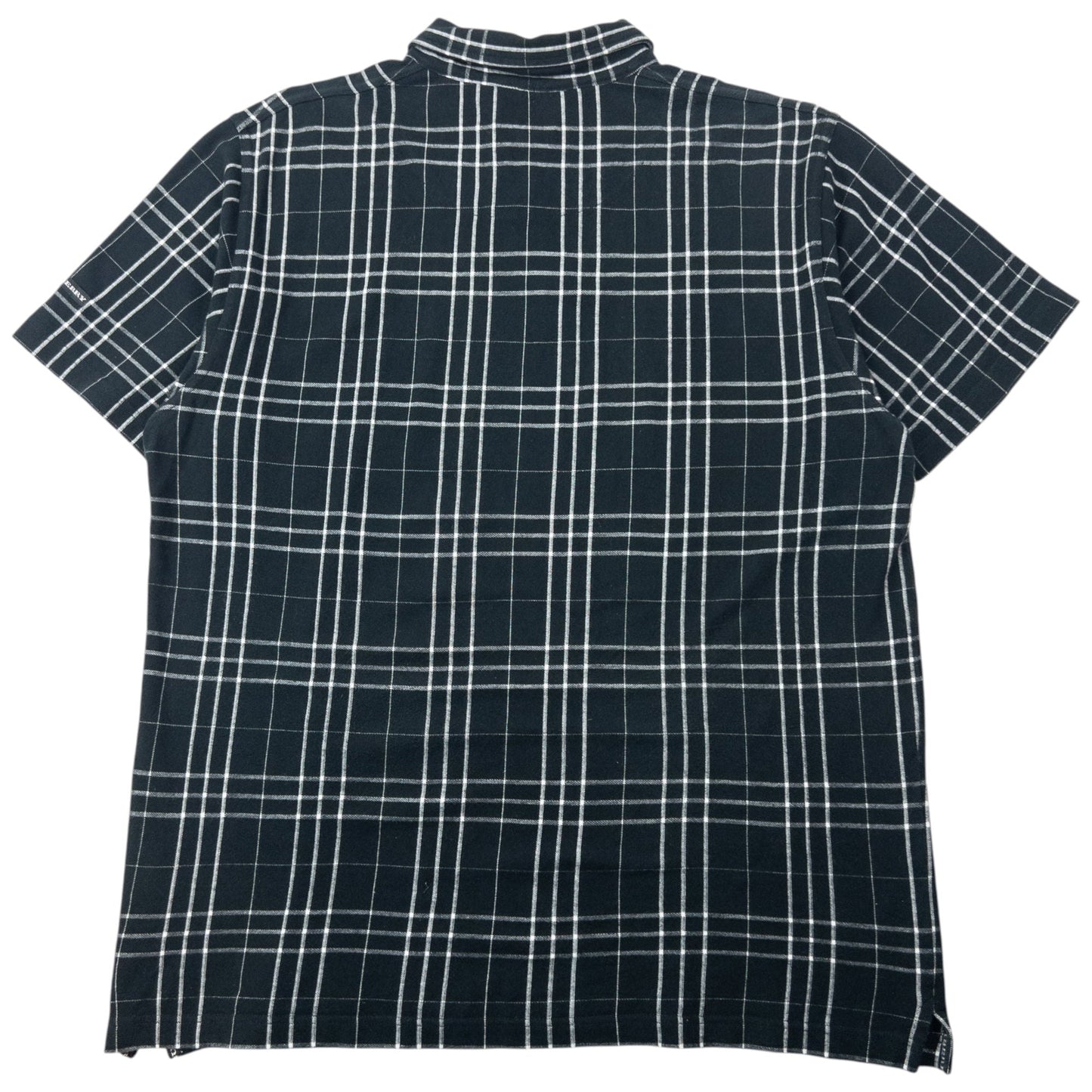 Vintage 2000s Burberry Golf Nova Check Polo Shirt Size L | Large, Black