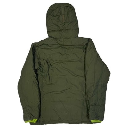 Montbell Reversible puffer Jacket In Green & Khaki ( S )