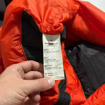 Stone Island 2008 Modular Anatomy Aitor Thorup Down Jacket | XL, Orange and Black