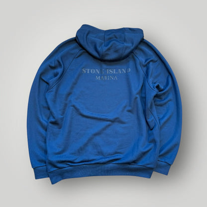 Stone Island Marina SS/21 Organic Cotton Spellout Hoodie XXL