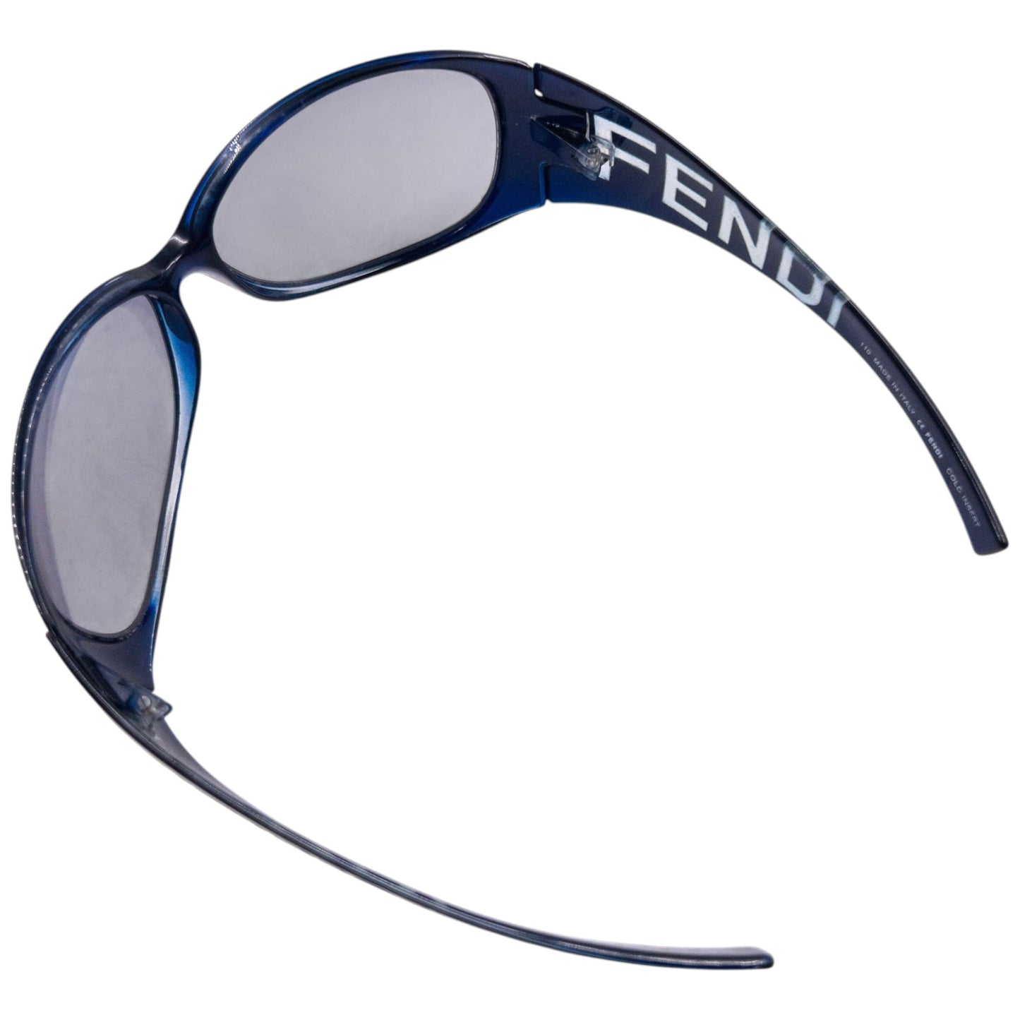 Vintage 90s Fendi Oversized Sunglasses | O/S, Blue