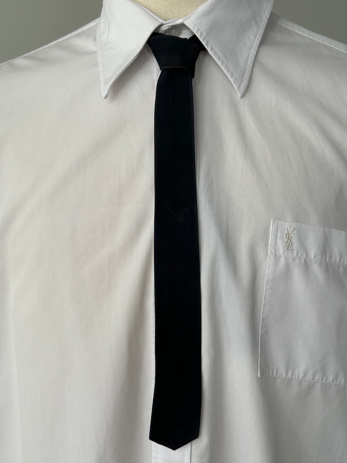 Vintage 1990s Suede Skinny Tie