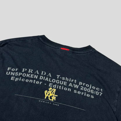Prada Sport 2006 Unspoken Dialogue Graphic T-shirt - M | Default Title, Navy