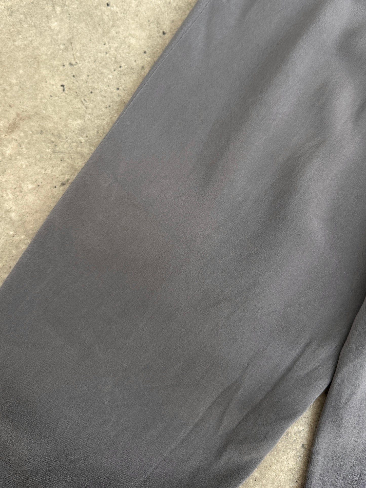 Vintage 1990s Pure Silk Tapered Leg Tailored Trousers - W25