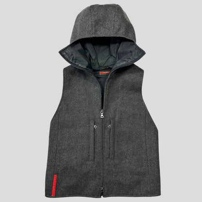 Prada Sport AW99 Technical Wool Ninja Harness Vest - IT42 (S)