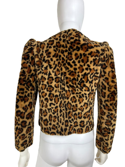 Miu Miu Automne 2010 shearling leopard jacket | Animal, Gold