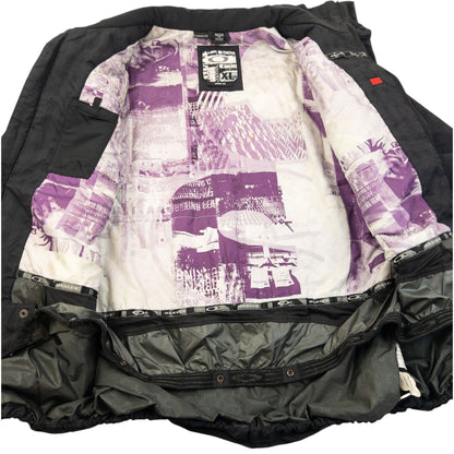 Vintage 2000s Oakley Zip Up Snowboarding Jacket Size XL | XL, Black
