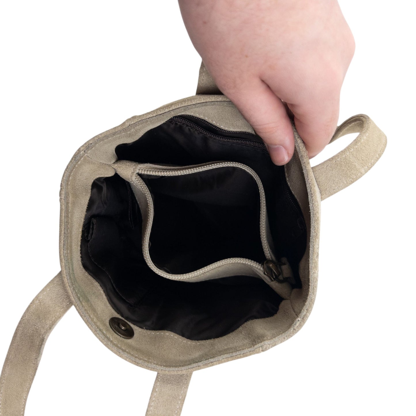 Vintage 2000s Dolce & Gabbana Suede Shoulder Bag