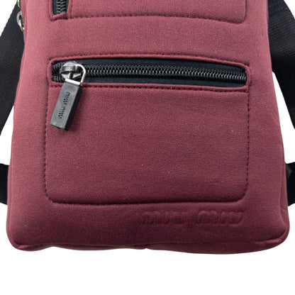 Vintage 90s Miu Miu Neoprene Backpack