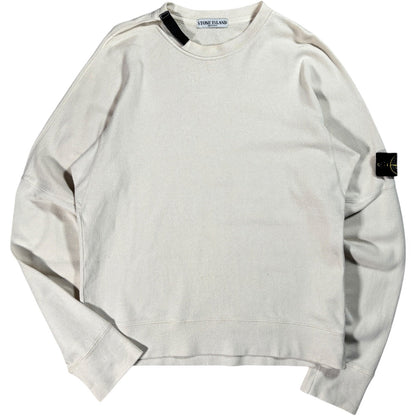 Stone Island 2007 Adjustable Crewneck Jumper L | Large, White