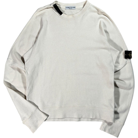 Stone Island 2007 Adjustable Crewneck Jumper L | Large, White