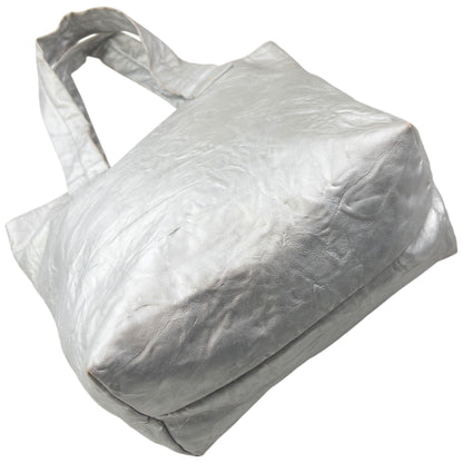 Vintage 90s Cabane De Zucca By Issey Miyake Metallic Shoulder Bag