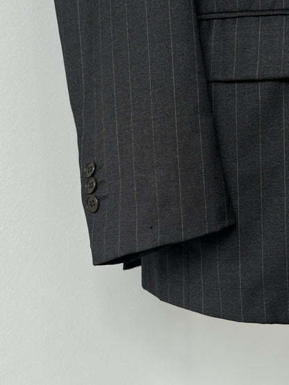 Loro Piana x Confitri Couture 1990S Pure Wool Striped Blazer - 38R