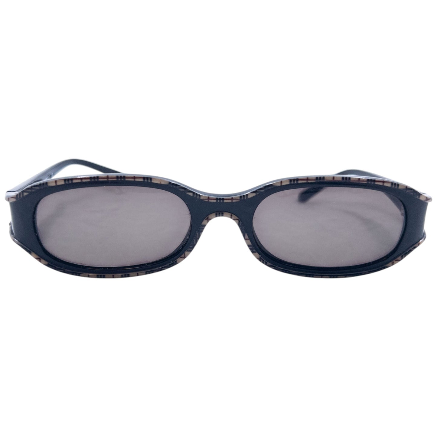 Vintage 2000s Burberry Nova Check Sunglasses | O/S, Black