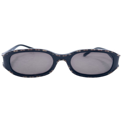 Vintage 2000s Burberry Nova Check Sunglasses | O/S, Black