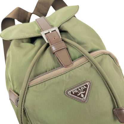 Vintage 2000s Prada Bucket Backpack | O/S, Brown