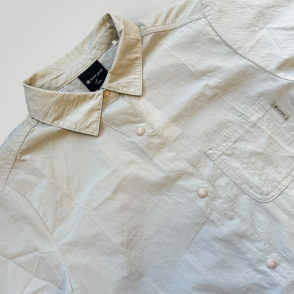 Snow Peak Short Sleeve Technical Overshirt S | O/S, Off-white