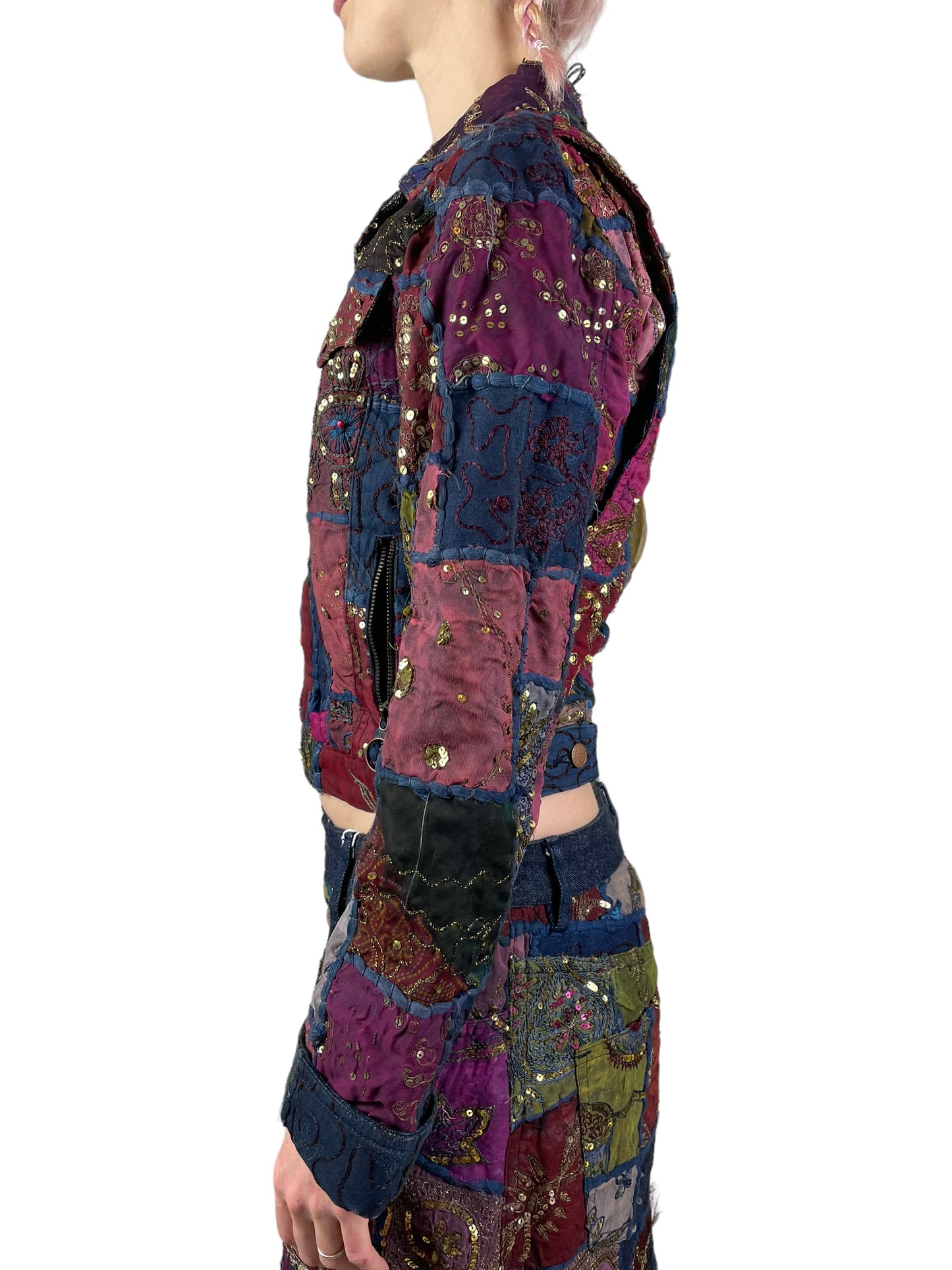 S/S 1999 Jean Paul Gaultier patchwork jacket