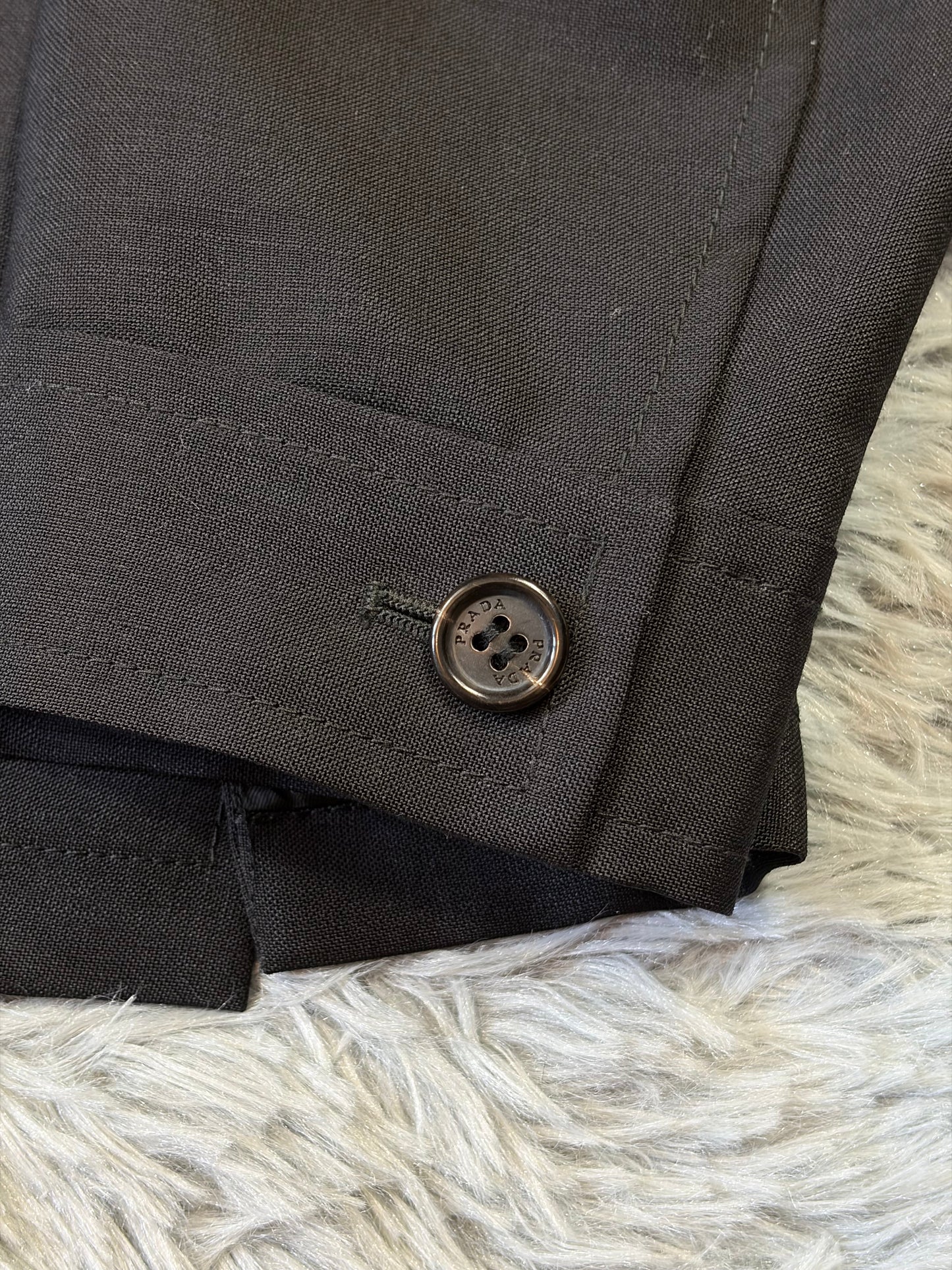 Prada Milano FW00 Mohair Blouson Jacket - M/L | O/S, Black