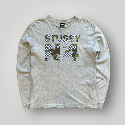 Stüssy No.4 Camo L/S T-shirt M