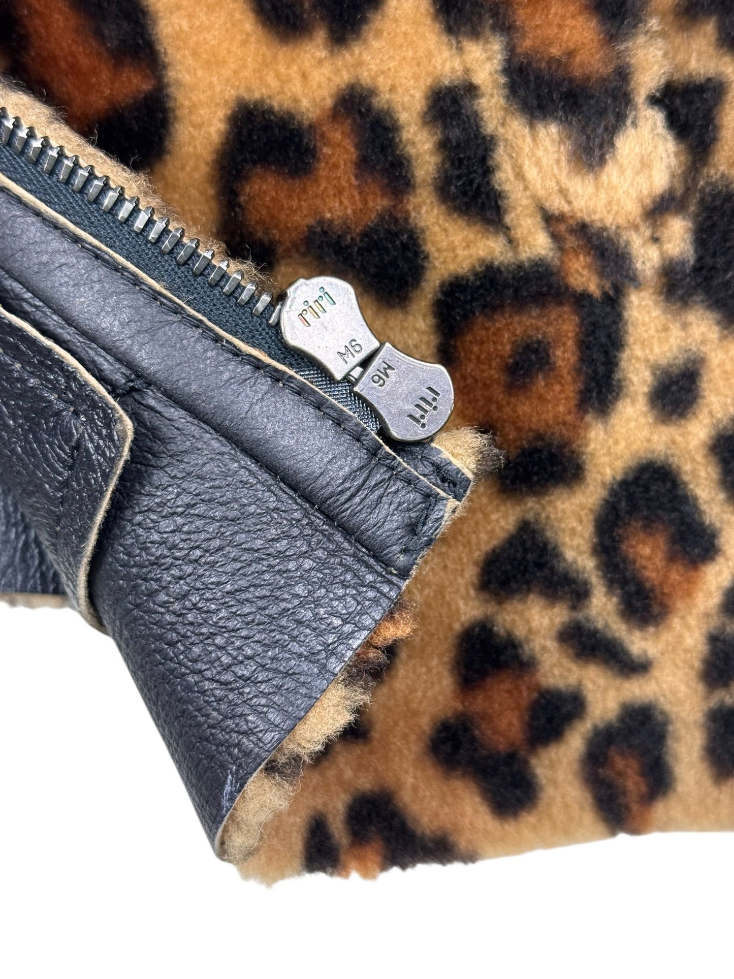 Miu Miu Automne 2010 shearling leopard jacket