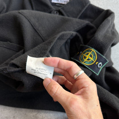 Stone Island RARE A/W 1997 heavyweight wool overshirt jacket (M)