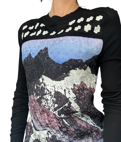 Peter Pilotto FW14 Top | O/S, Black/Multicolour