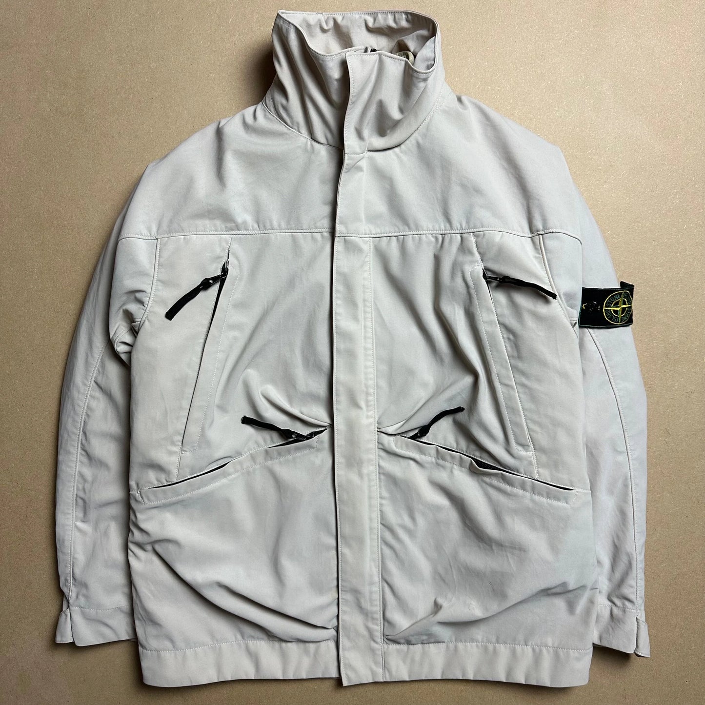 A/W 1999 Steel Grey Nylam Dual Layer Multipocket Jacket