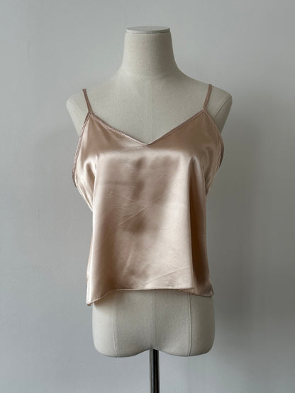 Vintage 2000s Satin V Neck Cami Top - M