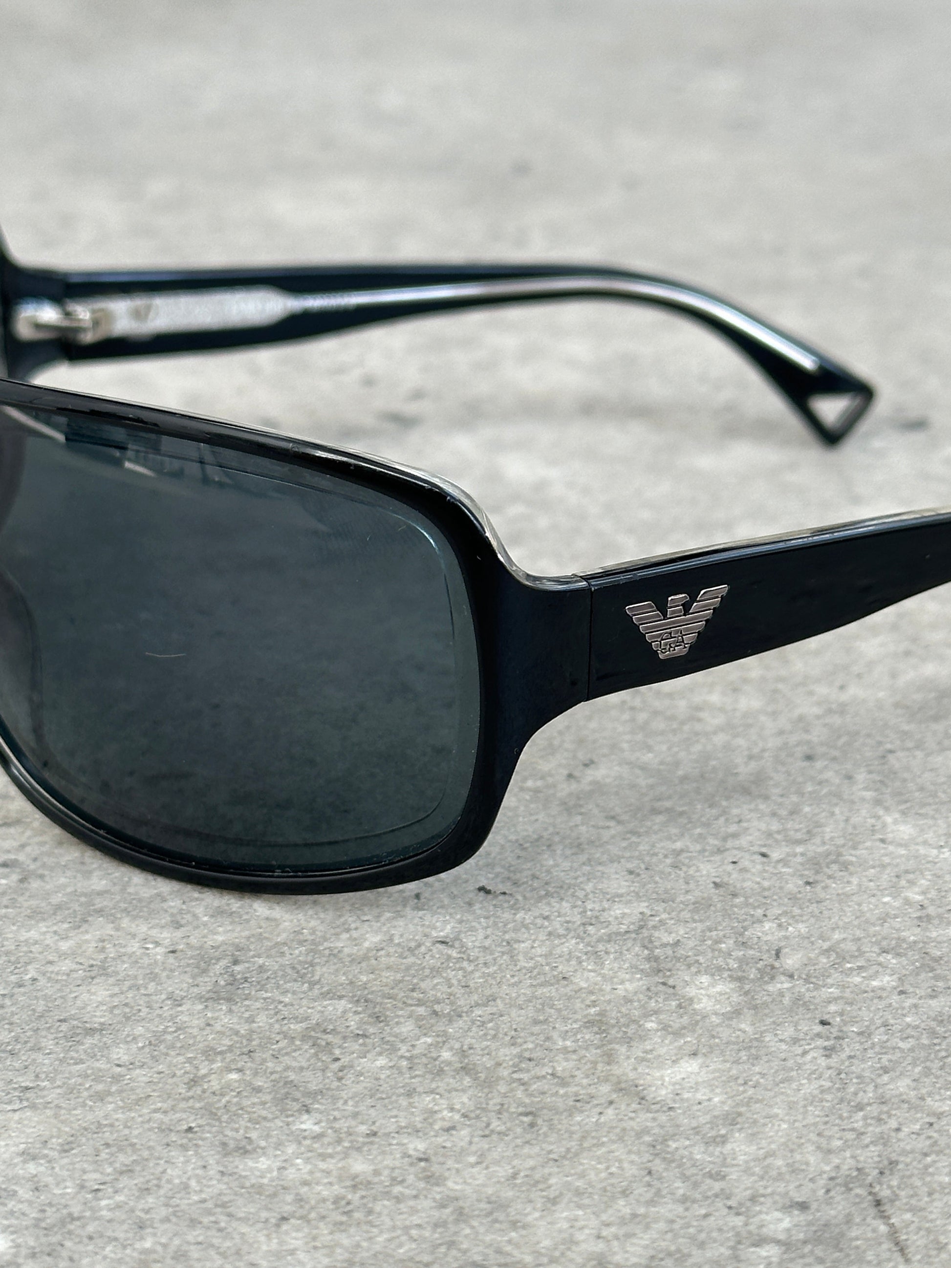 Armani 2000s Shield Logo Sunglasses