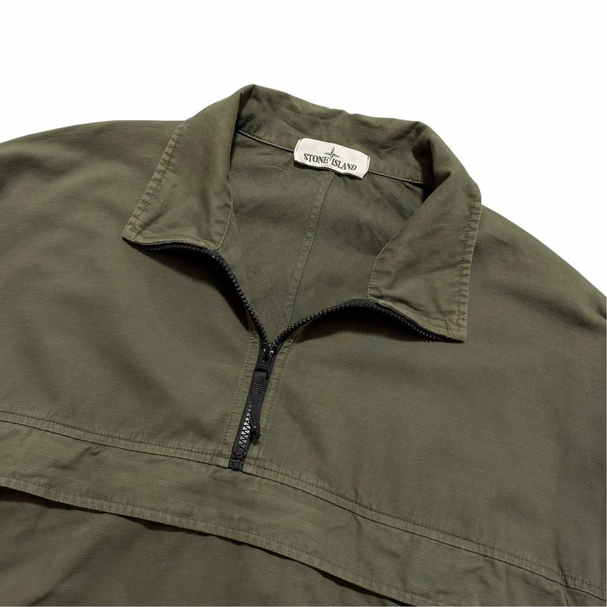 Stone Island Pullover Smock Jacket | XL, Olive Green