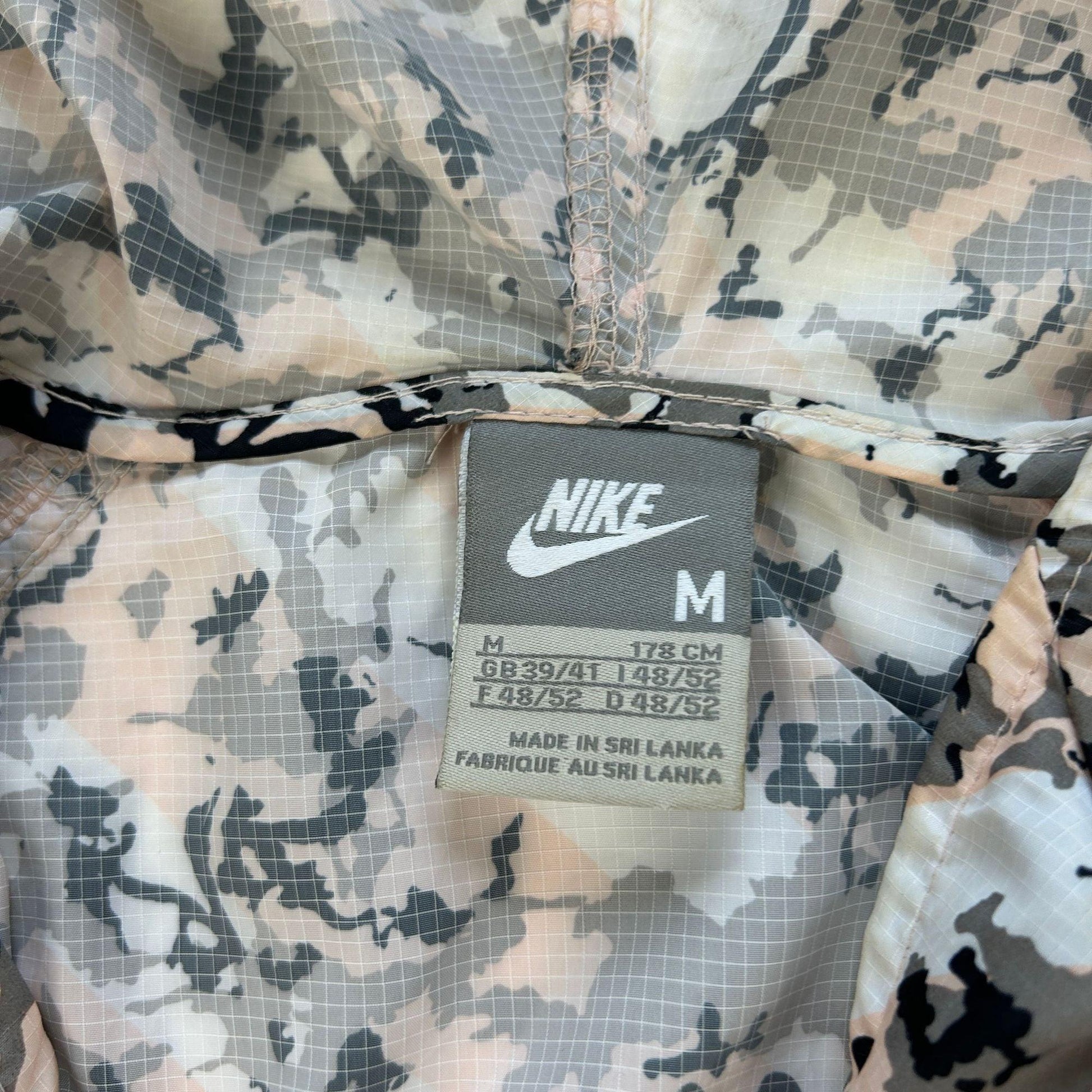 Vintage Nike Lightweight Jacket Camo Streetwear Size M - Known Source