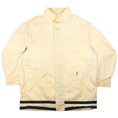 Vintage YSL Yves Saint Laurent Zip Up Jacket Size XL