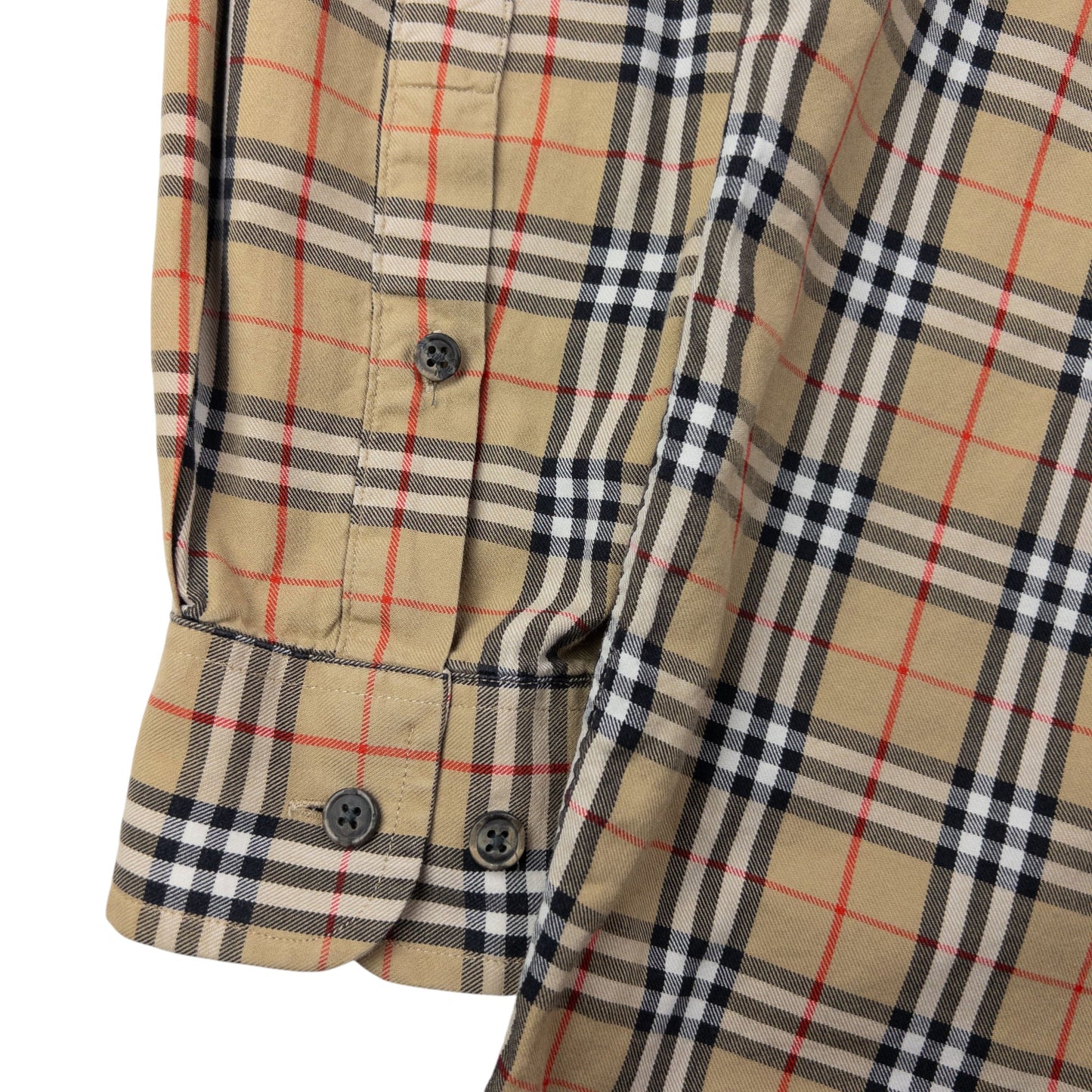 Vintage 90s Burberry Collection Nova Check Long Sleeve Button Up Shirt Size S | Small, Multicoloured