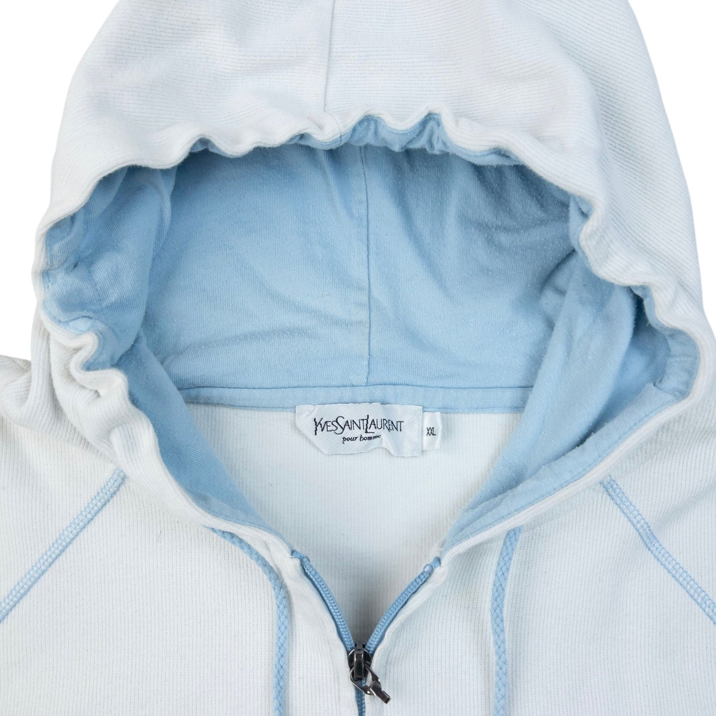 Vintage 2000s YSL Yves Saint Laurent Zip Up Hoodie Size XL | XL, Multicoloured