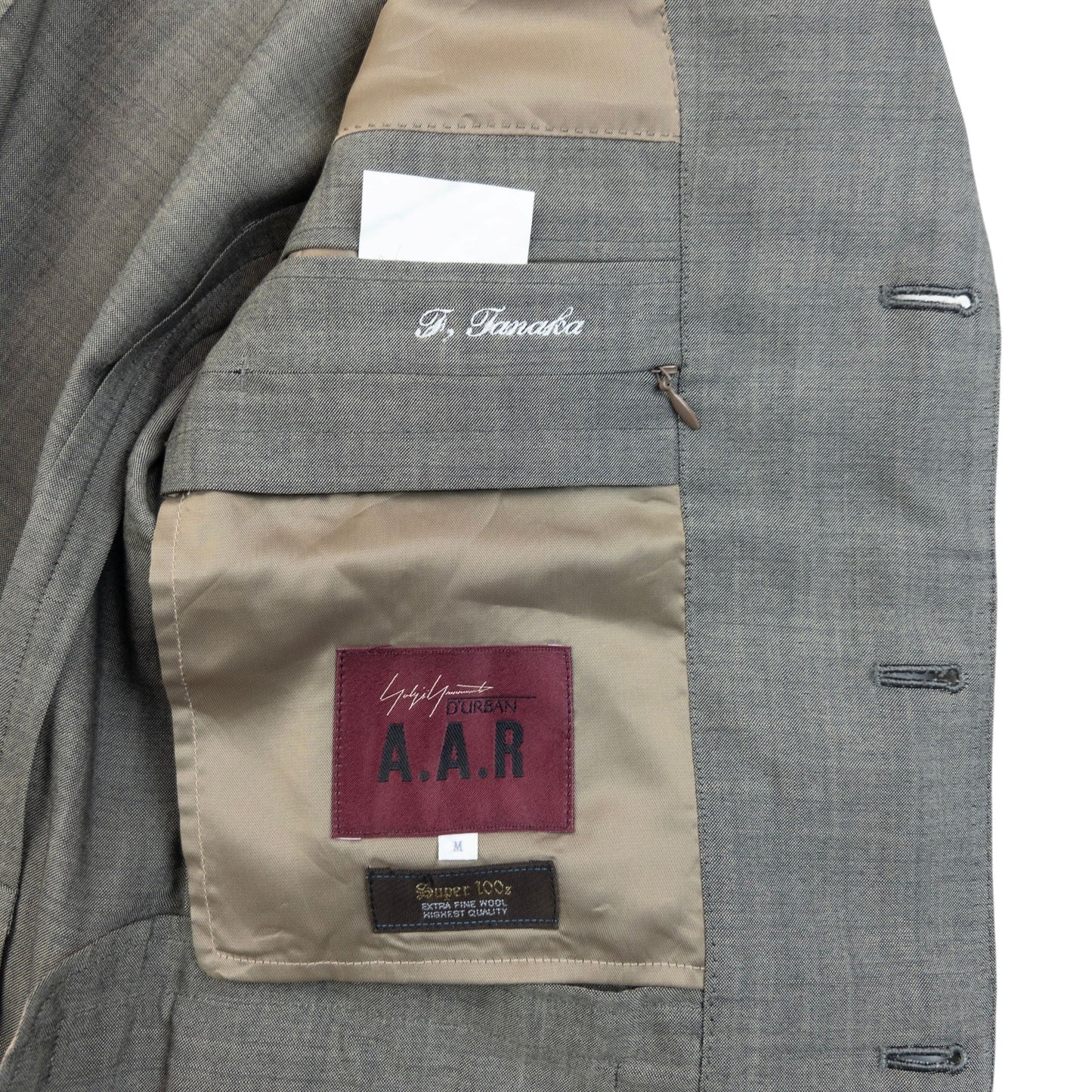 Vintage 90s Yohji Yamamoto D'Urban A.A.R Blazer Jacket Size M | Medium, Grey