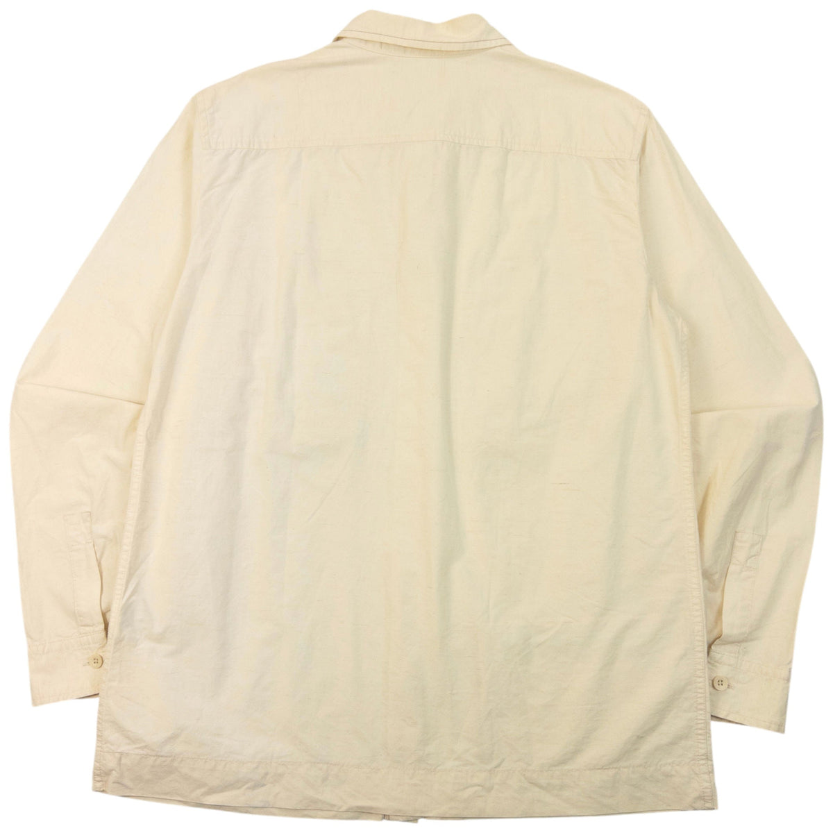 Vintage 2000s Marithe + Francois Girbaud Long Sleeve Button Up Shirt Size M | Medium, Cream