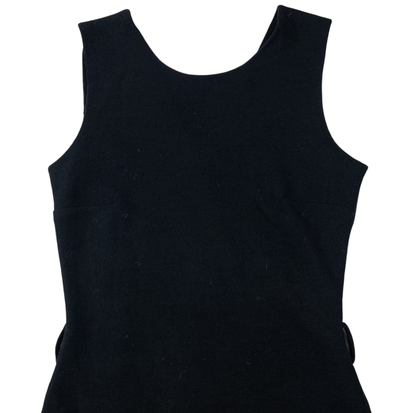 Vintage 2000s Gucci Sleeveless Wool Dress Womens Size XS | XS, Black