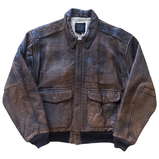 Avirex 1988 Original A2 Leather Flight Jacket - M | Medium, Brown