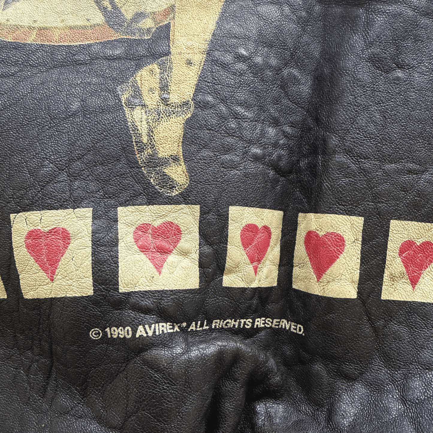 Avirex 'Lucky Strike' A2 Leather Flight Jacket - S / M | S / M, Red