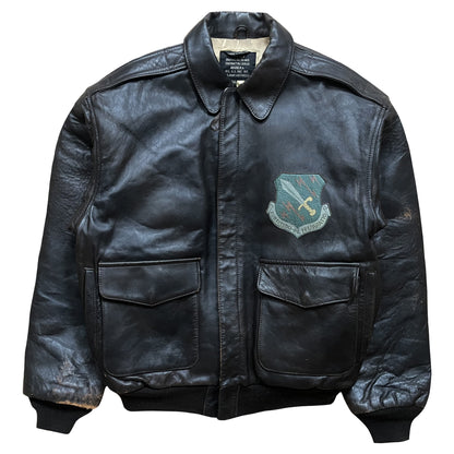 Avirex 'Seven Wishes' A2 Leather Flight Jacket - L
