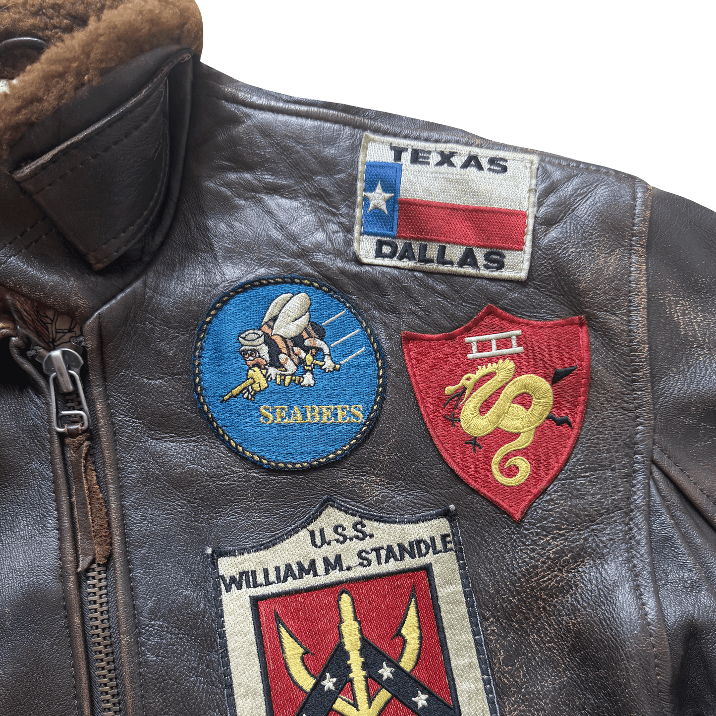 Avirex 1991 Top Gun G-1 Flight Jacket - XS/S | S/M, Brown