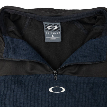 Vintage Oakley Waffle Fleece Q Zip Pullover Size M