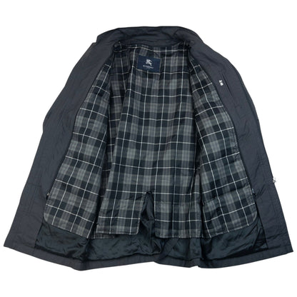 Vintage 2000s Burberry Nova Check Lined Jacket Size L | Large, Grey