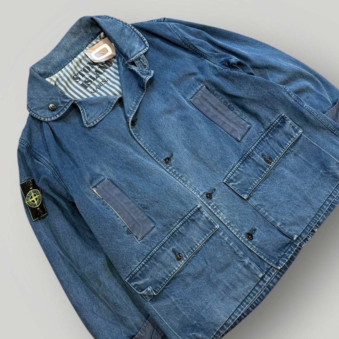 Stone Island Marina 1984 Verticale Badge Chore Jacket L