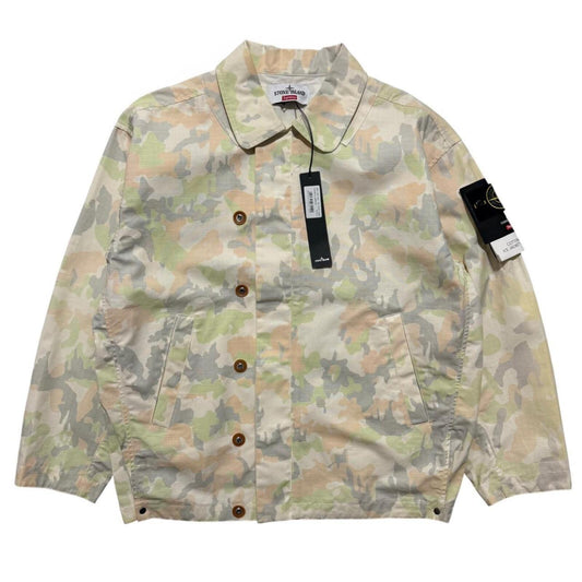 Stone Island Supreme Ice Camo Harrington Jacket | Medium, Camo