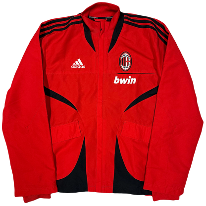 Adidas AC Milan 2007/08 Tracksuit Jacket In Red ( S )