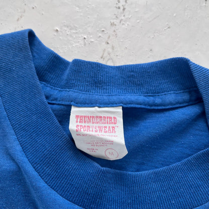 1980s blue graphic tee | Blue, Blue