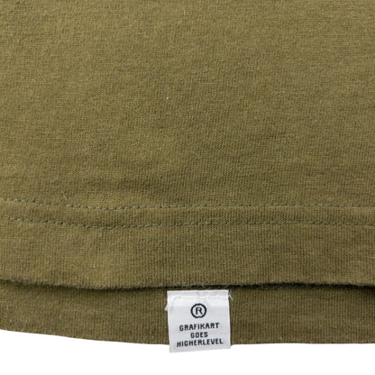 Vintage 90s Good Enough RESONATE Future Graphic T Shirt Size M | Medium, Green